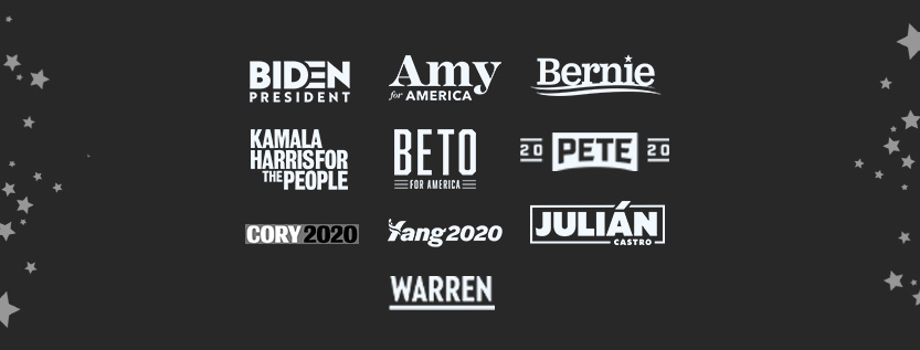 energyhill Critiques the 2020 Presidential Candidate Logos